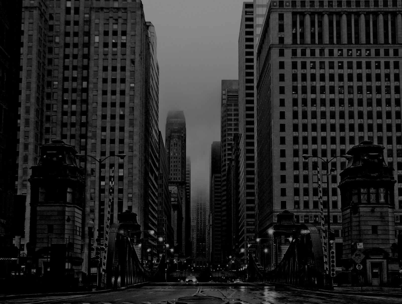 Chicago LaSalle Boulevard Vintage 1920s